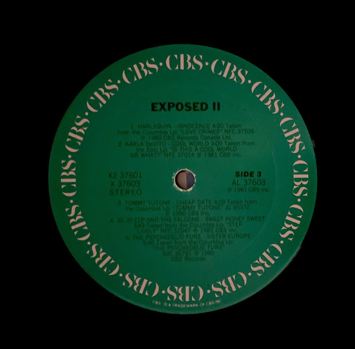 EXPOSED II} 1981 Compilation Double Album (X2 37601) 12