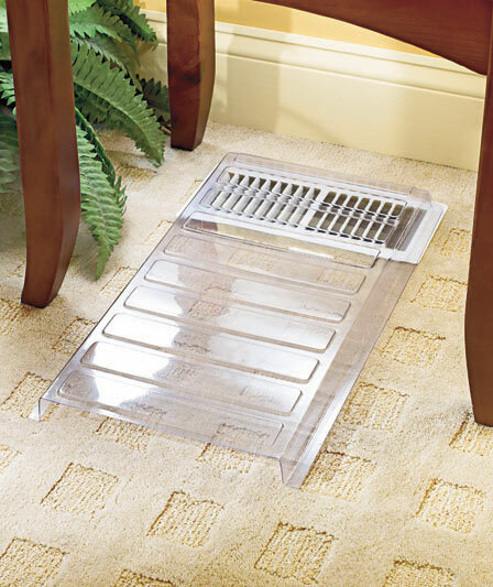 Vent Extender Heat Air Conditioner Register Deflector Adjustable Floor Furnace