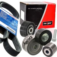 Bosch 6PK1440 Keilrippenriemen-Satz + Spanner FüR Partner 206 Scudo Peugeot