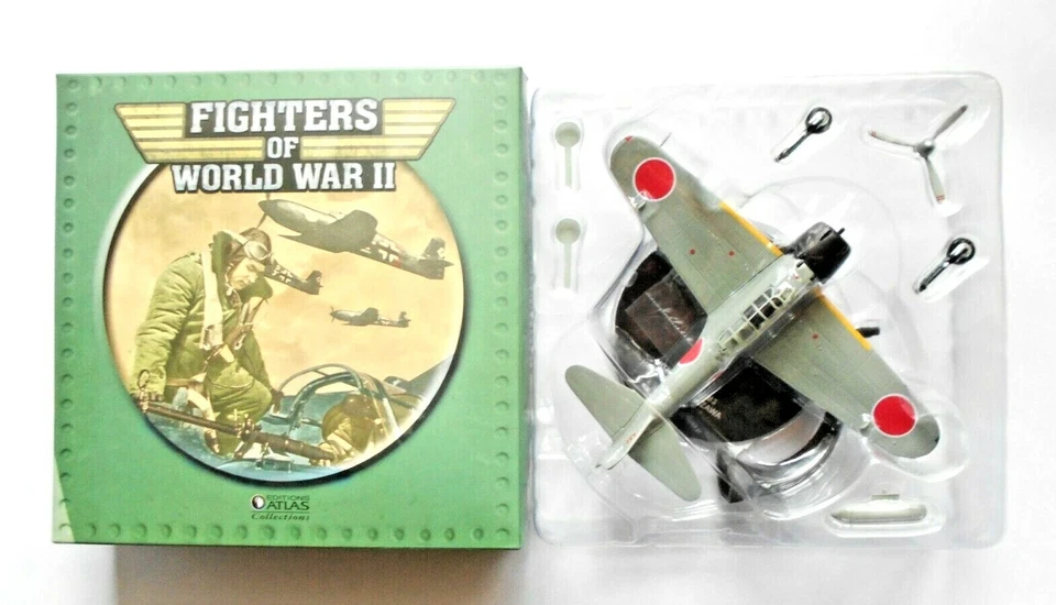  MITSUBISHI A6M3 HIROYOSHI NISHIZAWA 1943 ATLAS Fighters  1:72 #013 - Immagine 2 di 3