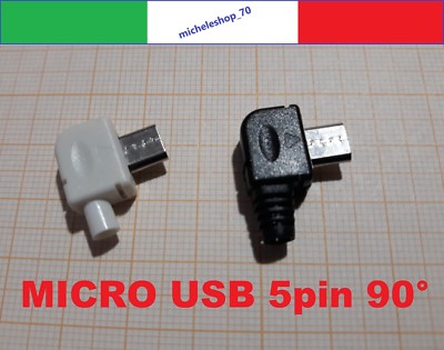 QIANRENON Adattatore USB B Quick Connect Senza Saldature, Cavo Corto USB Tipo B 2.0 Maschio A Terminale A Crimpare A 5 Pin, Connettore Per Morsettiera A Molla USB B, Per Fai Da - Foto 7