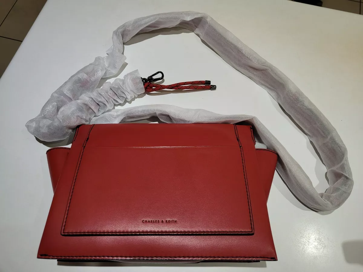 Charles Keith Red Shoulder bag Never used eBay