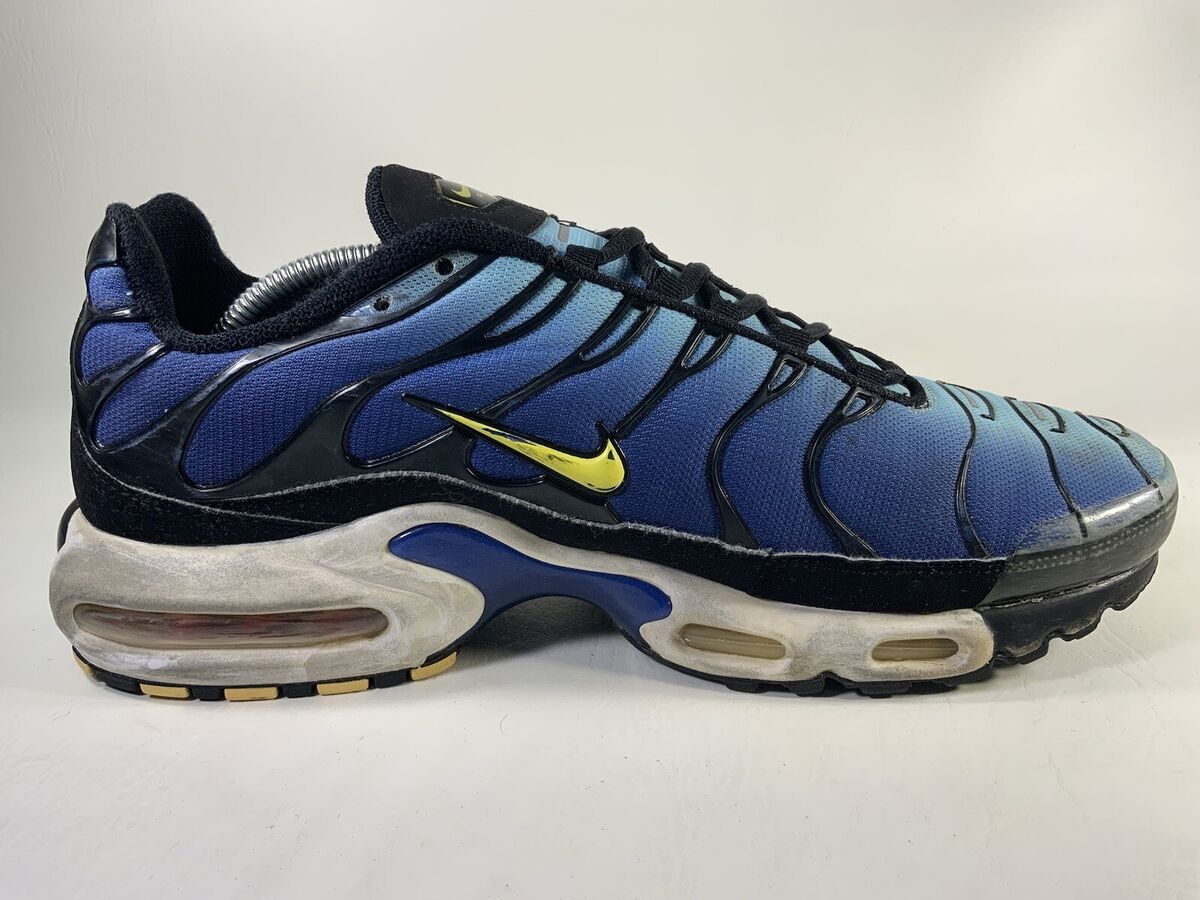 Nike Air Max Plus Tn Hyper Blue Black Yellow White Mens Size Nike Air Max Plus Tn Hyper Blue Black Yellow White Mens Size