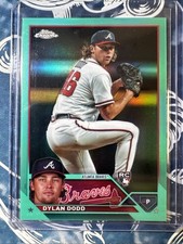 2023 Topps Chrome Update Rookie Dylan Dodd Aqua Refractor /199 (RC) USC210