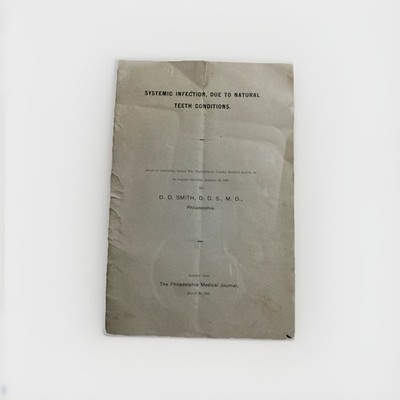Systemic Infection Due To Natural Teeth Conditions Medical Journal 1903
