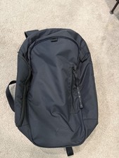 Nike Black Backpack Orange Interior Multiple Compartments