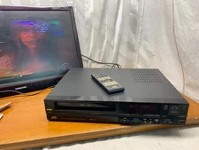 JVC HR-440U Vintage Video Cassette Player Recorder VCR HQ 4 Head W/ Remote Japan