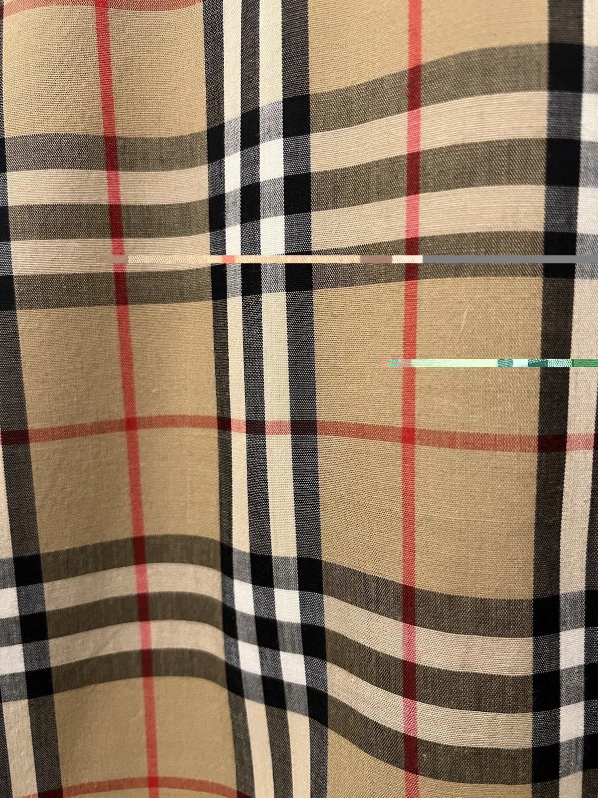 Vtg Burberrys Men’s Beige Long Trench Coat Nova Check Lining no belt - product detail image 2