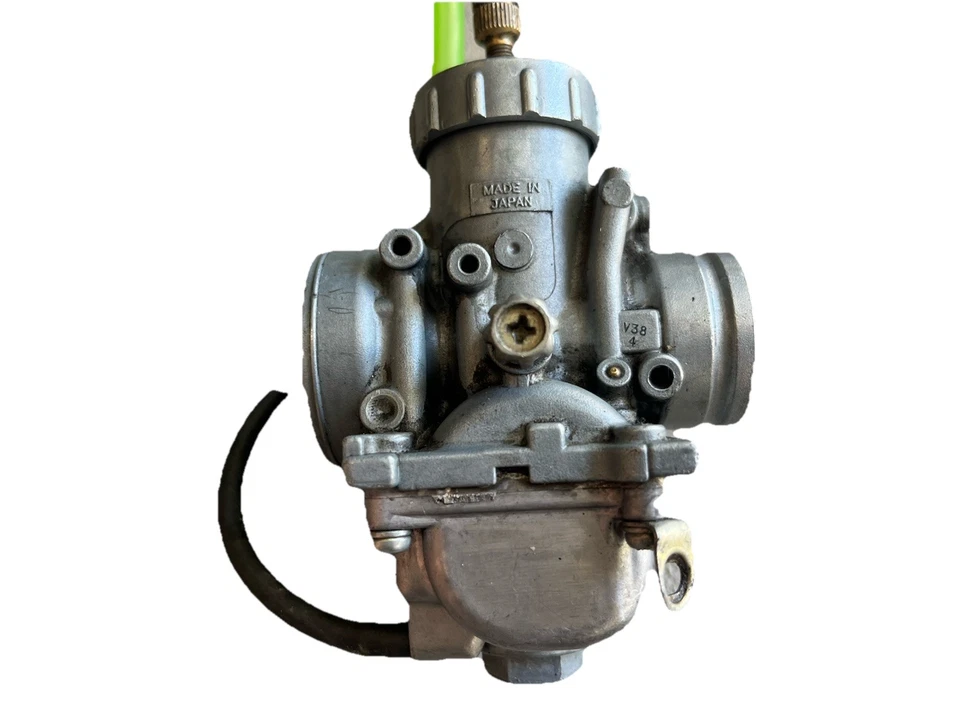 Conjunto de carburador y acelerador Kawasaki KX 60 2001 OEM KX60 Mikuni Foto 3 de 4