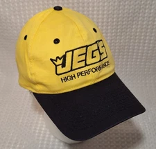 Vintage Jeg's High Performance Yellow Cap Hat One Size Adjustable Snapback