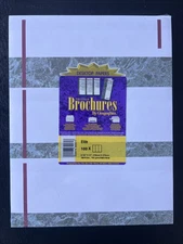 Geographics "ELITE" Design Tri-Fold Brochure Paper 8.5 X 11,  28 lb,  100 pack