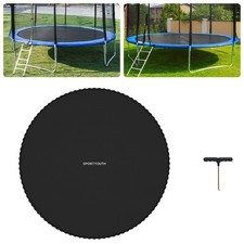 12FT 14FT 15FT Trampoline Replacement Jumping Mat-Durable Frame W/72-96 V Rings