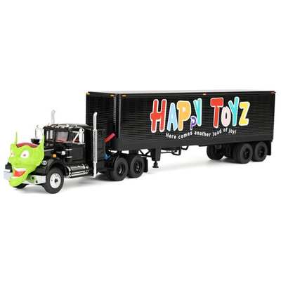 #ad 1 64 White Western Star Semi Truck with Green Goblin Head 40ft Trailer 68 2287 $159.95