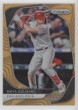 2020 Panini Prizm Tier III Neon Orange Prizm 85/100 Rhys Hoskins #210 0p1e