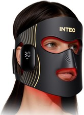Red Light Therapy for Face 4 Modes, Breathable Red Light Therapy Mask with 4 Col