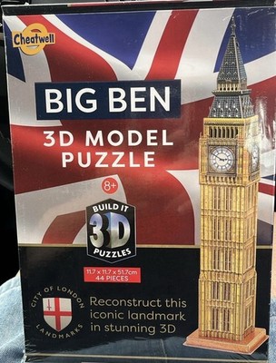 Cheatwell Big Ben 3D Puzzle Brandneu Versiegelt