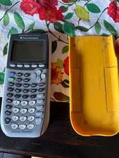 Texas Instruments TI-84 Plus Silver Edition School Yellow Calculator + TESTED +