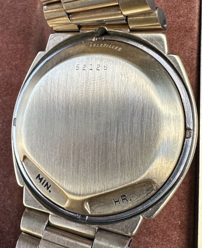 Vintage Pulsar P2 LED Watch 14K GF Time Computer *NEAR MINT W/BOX*