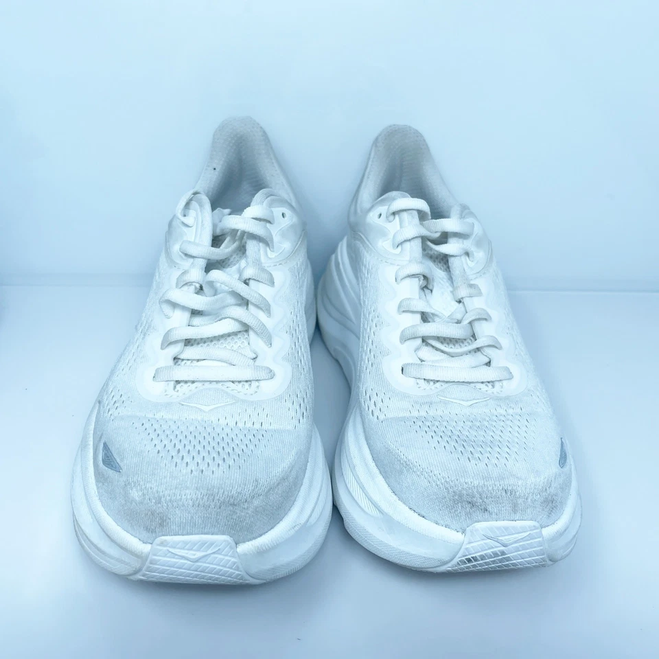 Hoka One One Womens Bondi 9 1162012 WWH Beige Running Shoes Sneakers Size 8 B - Image 3 of 4