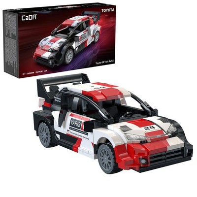 CaDa C55039W Toyota GR Yaris Rally 1 Auto Maßstab 1:24 Ziegel Bausatz