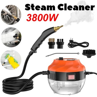 3800W Heavy Duty Steam Cleaner - 105  in 10s, 6-Speed Adjustable w/4 Attachments