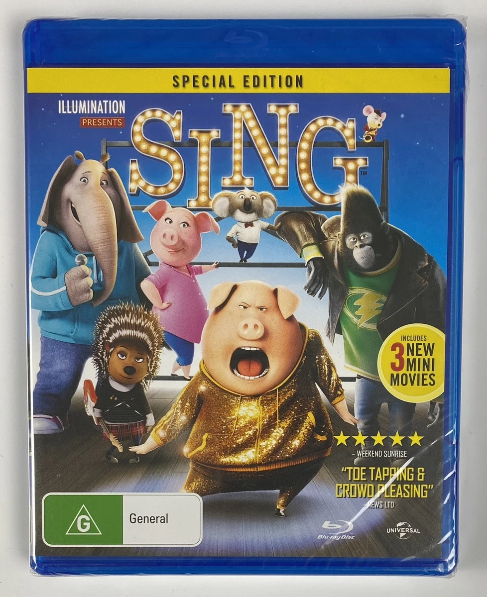 Sing (2016 film) Movie/TV Title 2010-Now DVDs & Blu-ray Discs for