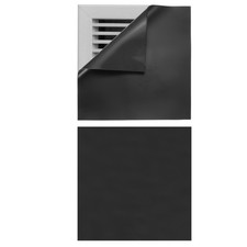 Square Magnetic Vent Covers 12x12 Inch, 2 Pcs Floor Air Vent Cover, Black