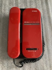 RARE Vintage HYUNDAI Landline Desk Phone Art-Phone Good Design Products Red