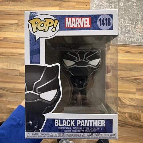 Funko Pop! Marvel Black Panther Vinyl Figure - Black Panther #1418 MCU