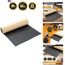 Sponge Neoprene with Adhesive Foam Rubber Sheet 1/8  Thick X 12  Wide X 48  L...