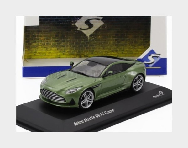 Solido 4315702 Aston Martin DB12 4.0L V8 Coupe 2023 GrüN 1/43-image