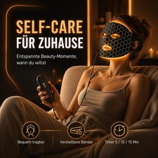 LED-Gesichtsmaske mit 7 Lichtprogrammen