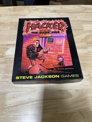 Hacker 2: The Dark Side Board Game. Steve Jackson. Complete. 1319