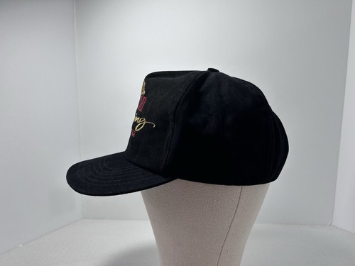 Winston Racing Team Black Velvet Vintage Trucker Style Hat Snapback NASCAR Read - Picture 2 of 12