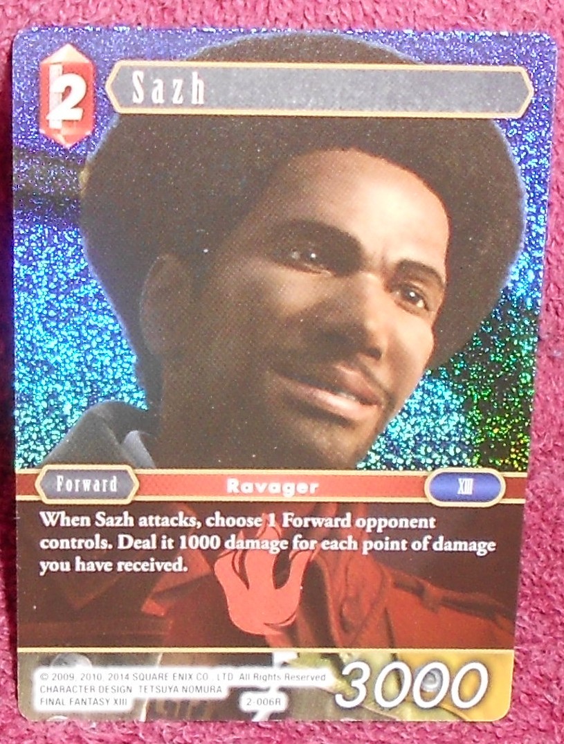 mtg final fantasy sazh Katzroy [FINAL FANTASY] You may play lands and cast Bird spells from the top of your library Sazh Katzroy | Final Fantasy