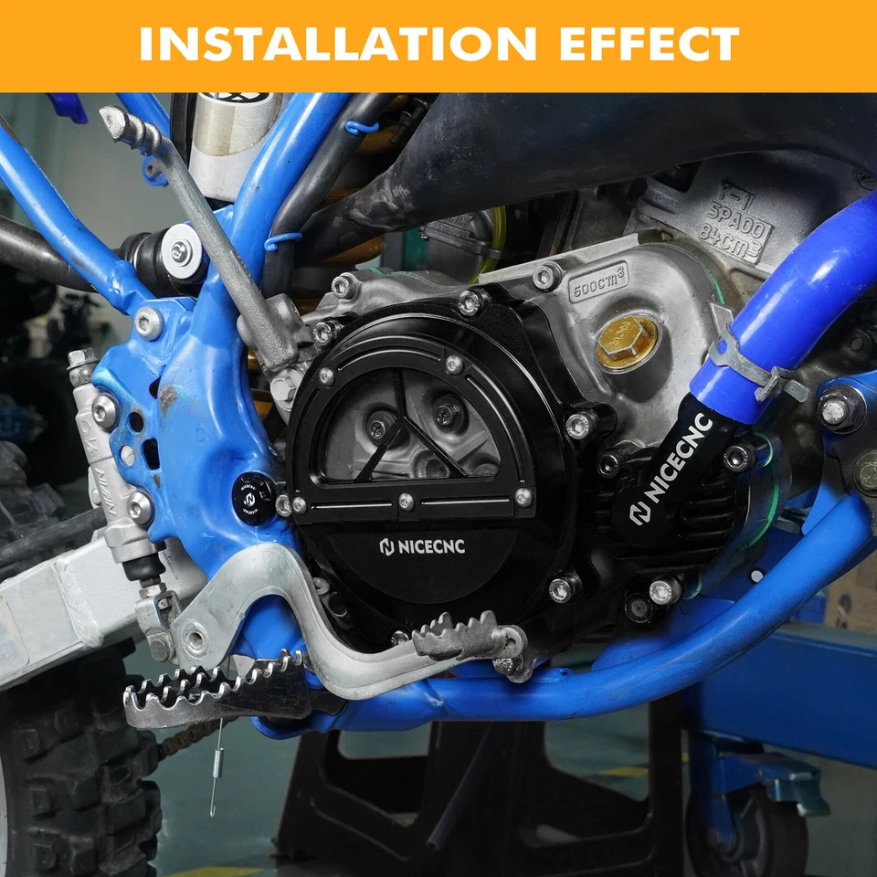 NICECNC Clear Engine Clutch Cover For Yamaha YZ85 2002-2023 YZ65 2018-2022 2023 - Image 2 of 4