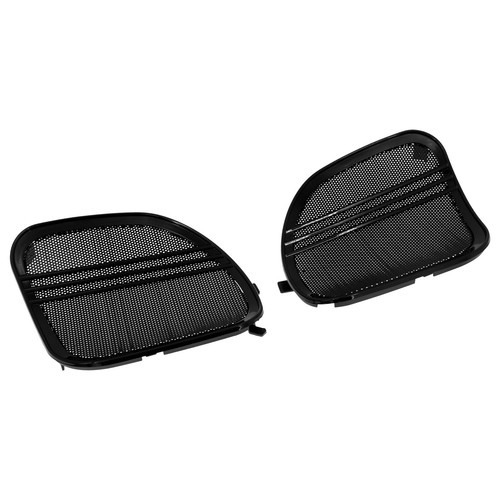 Carenado delantero negro rejilla altavoz cubiertas de malla molduras para Harley Road Glide 15-23 - Imagen 14 de 22