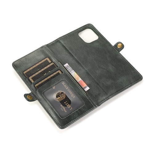 For iPhone 16/15/14/13/12/11 Pro Max Removable Wallet Case 2in1 Card Flip Cover - Picture 30 of 43