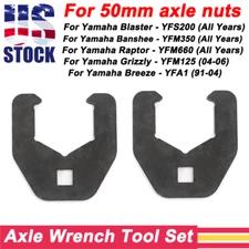 50mm Axle Nut Wrench Set - For Yamaha YFS200 YFM350 YFM660 YFM125 YFA1 ATV Quad