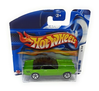 Hot Wheels No 29/2002 Mercury Cougar 1968 green short card Malaysia