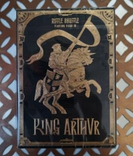 King Arthur Gold Limited Edition Playing Cards New & Sealed Riffle Shuffle Deck 