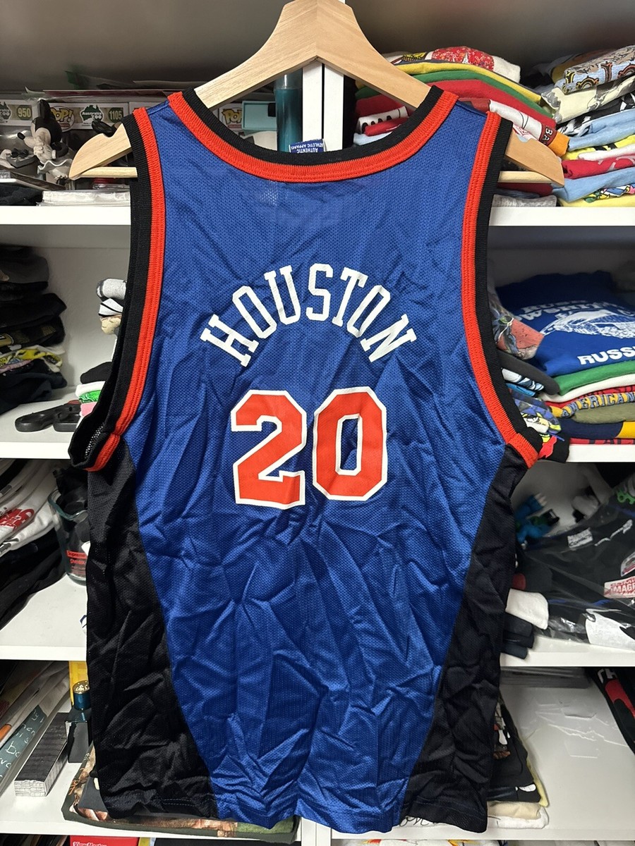 90s ニューヨークニックス #20 アレンヒューストン ユニフォーム 52 VINTAGE Champion Jersey NBA New York Knicks #20 Allan Houston Kids