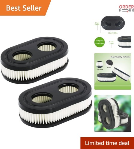Lawn Mower Air Filter Replacement Pack 2 Fits Series Engines 550E 500EX