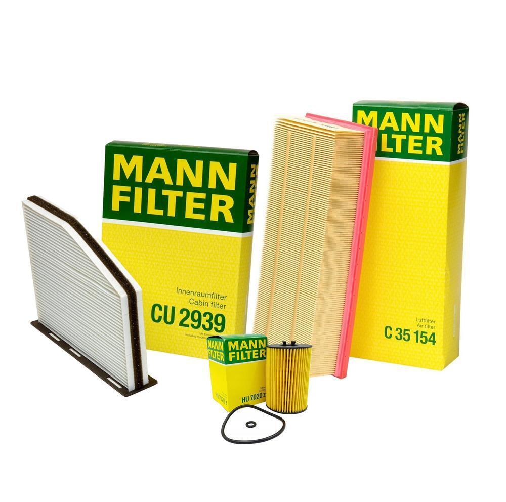 Mann Oil Air Paper Cabin Filter Service Kit For Beetle Jetta Passat 2.0 CVCA TDI