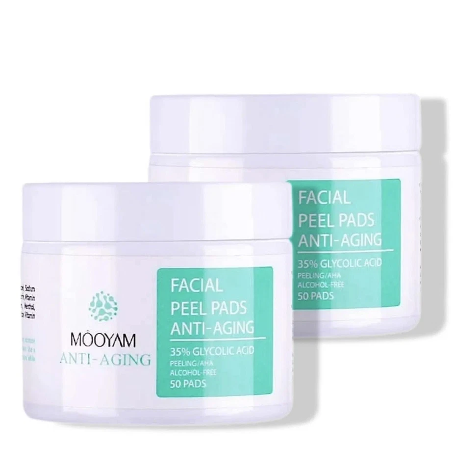 Glycolic Acid 35% Facial Exfoliating Peel Pads AHA Green Tea - 50 PADS FREE 🎁 - Image 4 of 4