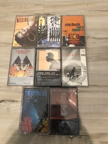 8 Jazz & Easy Listening NEW Cassettes Ahmad Jamal Missing Links Dazz Band Tomita