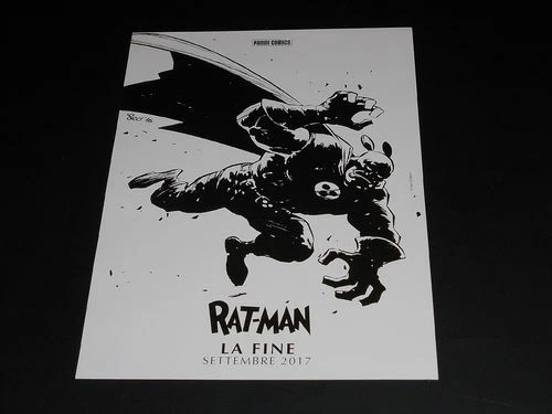 RAT-MAN LA FINE – SETTEMBRE 2017 di Leo Ortolani – Litografia - Panini