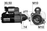ERA Anlasser Starter 1.2Kw FüR KIA Picanto 220699A