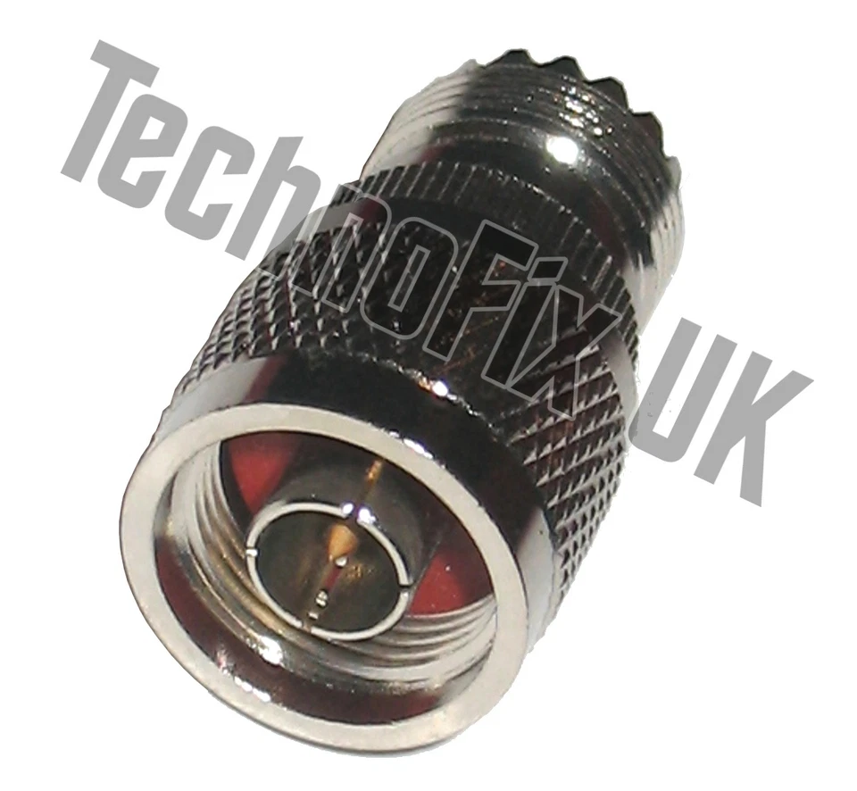 SO239 female to N type male adapter (UHF F to N type M)