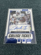 2021 Panini Contenders Draft Chris Rumph II Auto College Ticket Blue /99 SSP